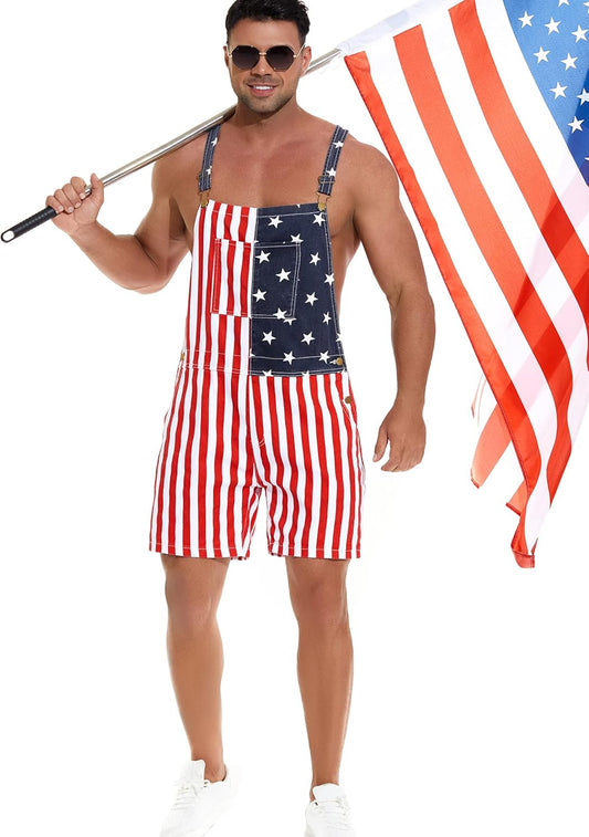 Patriotic Party Overalls